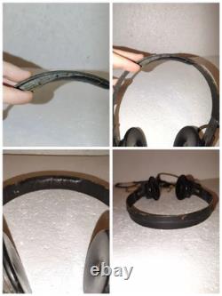 WW2 German Tanker Radio Headphones Dfh.b Luftwaffe Wehrmacht Panzer Vintage Head