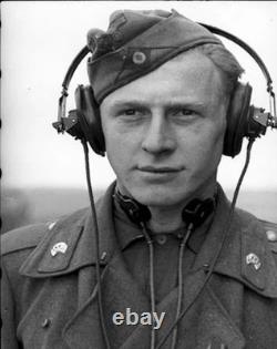 WW2 German Tanker Radio Headphones Dfh.b Luftwaffe Wehrmacht Panzer Vintage Head