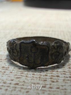 WW2. German U-7 ring. WWII