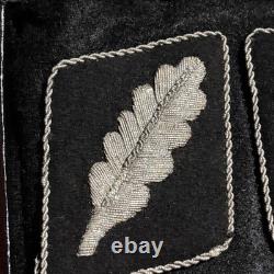WW2 German Waffen SS Elite Officers Uniform Collar Tabs WWII RARE