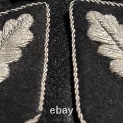 WW2 German Waffen SS Elite Officers Uniform Collar Tabs WWII RARE