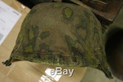 WW2 German Waffen SS Oak A Type 1 Helmet Cover Reproduction Original Material