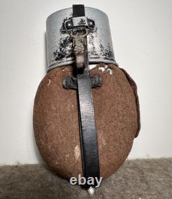 WW2 German Wehrmacht Canteen Set Matching SSL40 Cup, Lid, Body Original