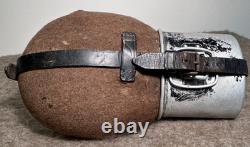 WW2 German Wehrmacht Canteen Set Matching SSL40 Cup, Lid, Body Original