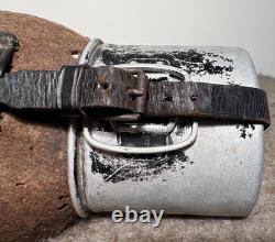WW2 German Wehrmacht Canteen Set Matching SSL40 Cup, Lid, Body Original