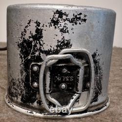 WW2 German Wehrmacht Canteen Set Matching SSL40 Cup, Lid, Body Original