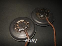 WW2 German Wehrmacht Dfh. A Kopfhörer PANZER HEADSET 1943 #8 VERY NICE