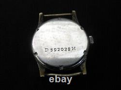 WW2 German Wehrmacht Dienstuhr ARMY PERSONAL SERVICE WATCH RECTA NICE