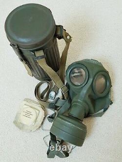 WW2 German Wehrmacht Gas Mask set with all straps and accessories 100% Original