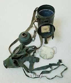 WW2 German Wehrmacht Gas Mask set with all straps and accessories 100% Original