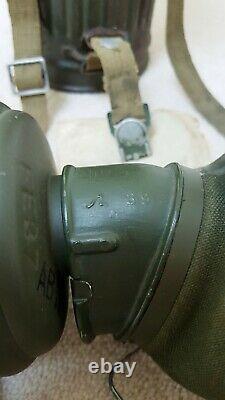 WW2 German Wehrmacht Gas Mask set with all straps and accessories 100% Original