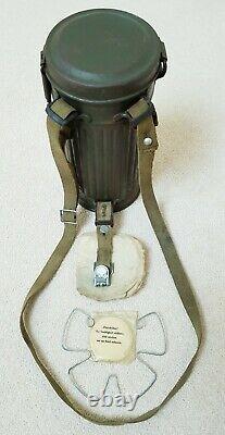 WW2 German Wehrmacht Gas Mask set with all straps and accessories 100% Original