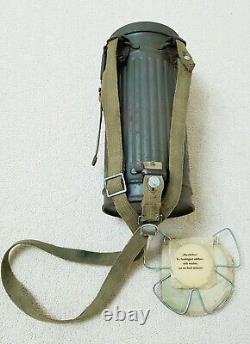 WW2 German Wehrmacht Gas Mask set with all straps and accessories 100% Original