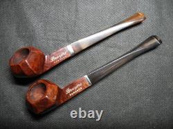WW2 German Wehrmacht Heer smoking pipes X2 & card VERY RARE