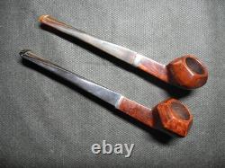WW2 German Wehrmacht Heer smoking pipes X2 & card VERY RARE