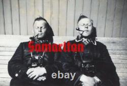 WW2 German Wehrmacht Heer smoking pipes X2 & card VERY RARE WW2 German Wehrmacht Heer smoking pipes X2 & card VERY RARE