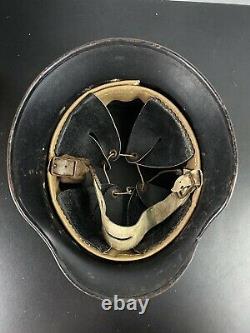 WW2 German Wehrmacht M40 Bell Helmet Stamped SE64, 8204 Original Lining