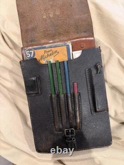 WW2 German- Wehrmacht Map Case And Content Original. Super Rare