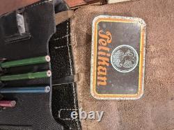 WW2 German- Wehrmacht Map Case And Content Original. Super Rare