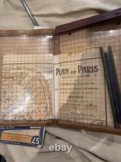 WW2 German- Wehrmacht Map Case And Content Original. Super Rare