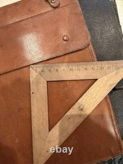 WW2 German- Wehrmacht Map Case And Content Original. Super Rare