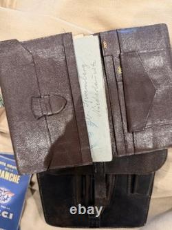 WW2 German- Wehrmacht Map Case And Content Original. Super Rare