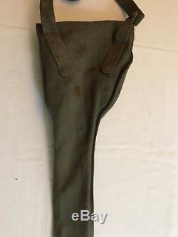 WW2 German Wehrmacht, Mine Warning Set. Flags, Tape and Carrier. Original