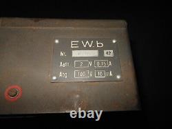 WW2 German Wehrmacht Wechselrichter EW.b TORN E. B. POWER SUPPLY NICE