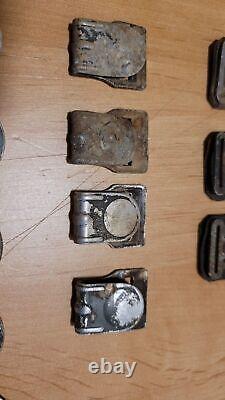 WW2 German Wehrmacht hooks Gas Mask Battlefield find set of 48