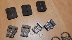 WW2 German Wehrmacht hooks Gas Mask Battlefield find set of 48