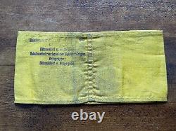 WW2 German armband War Wounded, Deaf or Blind RARE Genuine original