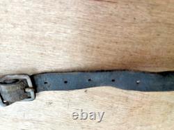 WW2 German chin strap for combat helmet complete with buckle and hardware. Orig