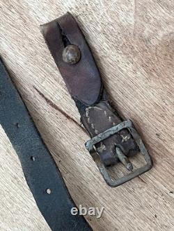 WW2 German chin strap for combat helmet complete with buckle and hardware. Orig