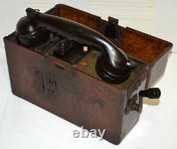 WW2 German field telephone FF33 / Feldfernsprecher 33