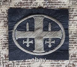 WW2 German foreign unit Norwegian Legion St Olaf cloth patch Rare ORIGINAL