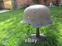 WW2 German helmet original battlefield relic genuine ww11 German helmet