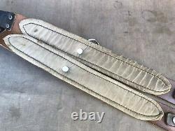 WW2 German leather Y-belt austrian made by stolla wien. KOPPELTRAGEGESTELL
