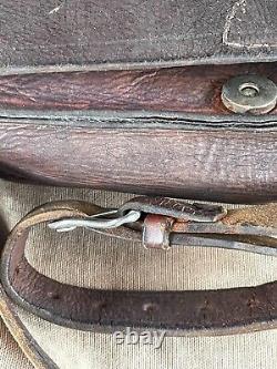 WW2. German leather bag. Wehrmacht. WWII