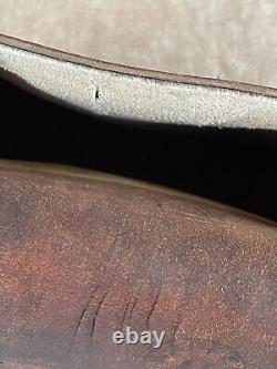 WW2. German leather bag. Wehrmacht. WWII