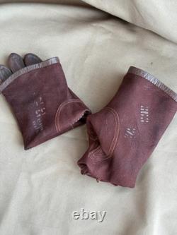 WW2. German leather gloves. WWII