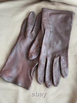WW2. German leather gloves. WWII