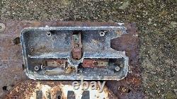 WW2 German license plate and bracket + headlight