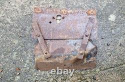 WW2 German license plate and bracket + headlight