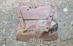 WW2 German license plate and bracket + headlight