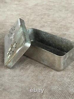 WW2. German metal box. Wehrmacht. World War II