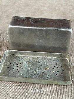 WW2. German metal box. Wehrmacht. World War II