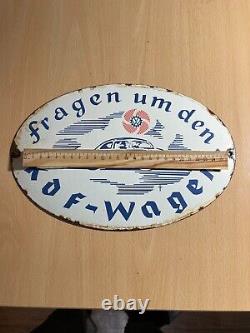 WW2. German metal wall sign. Wehrmacht. WW2