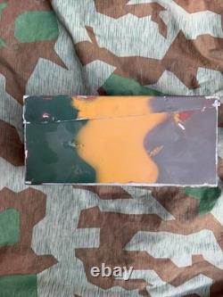 WW2 German original 1939 camouflage MG34/42 Camo Tool aluminum box Wehrmacht