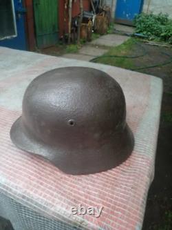 WW2. German original Wehrmacht soldier helmet. WWII. WW2