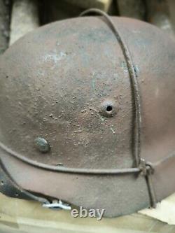 WW2 German original helmet M35. Size 64 Free Shipping